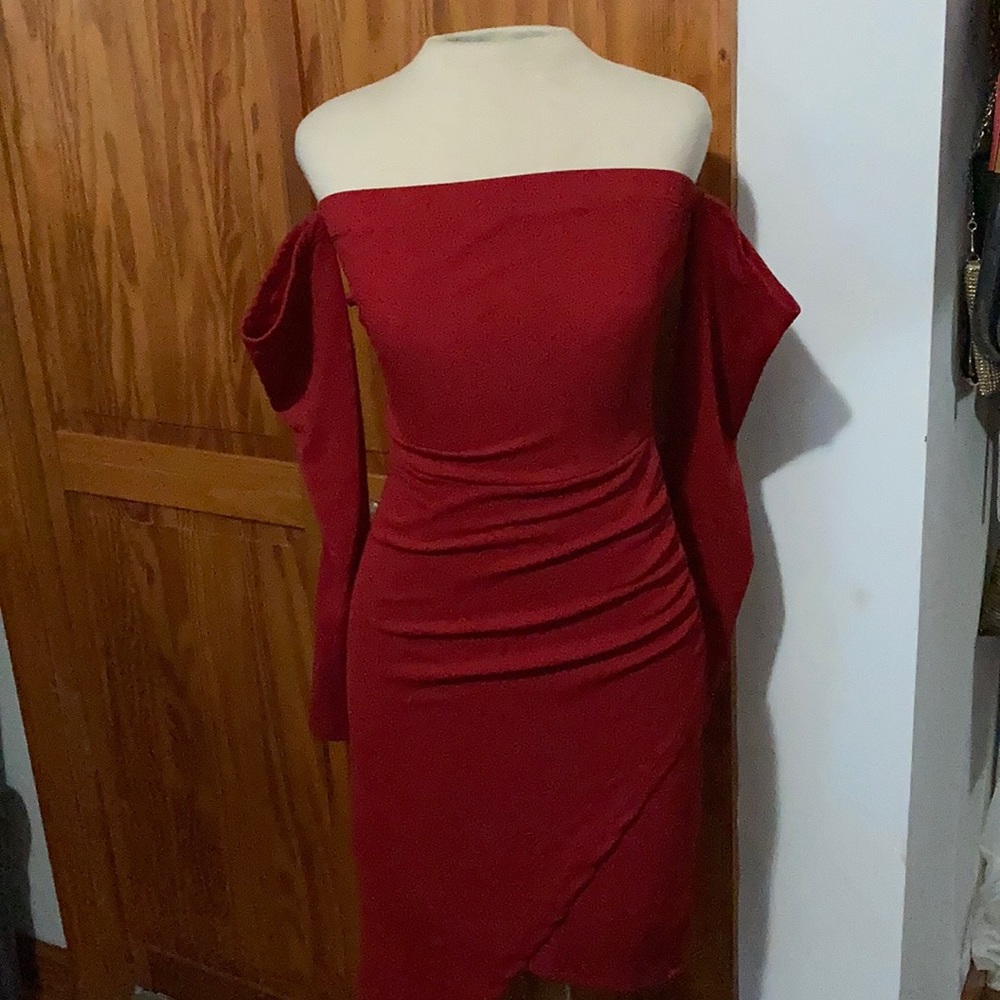 Red dress